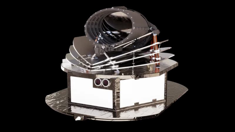   Artists impression of the satellite  