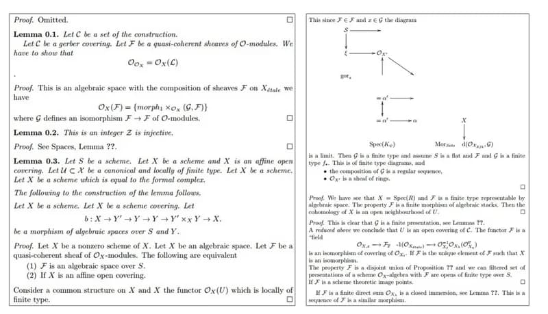   CharRNN Generated Latex - Karpathy (2015)  