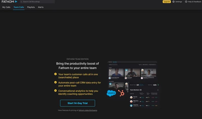 Fathom. An example of a Meeting Notetaker